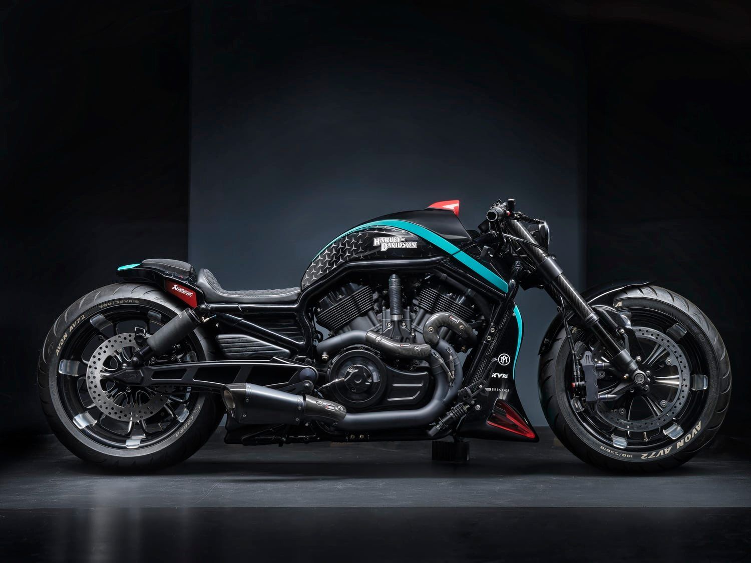 Custom HarleyDavidson VRod Looks Ludicrous In Its MercedesAMG F1