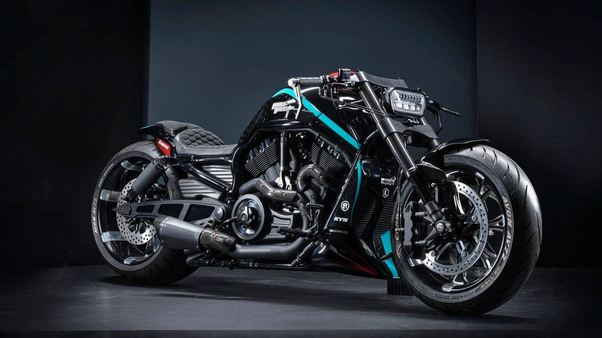 Custom HarleyDavidson VRod Looks Ludicrous In Its MercedesAMG F1