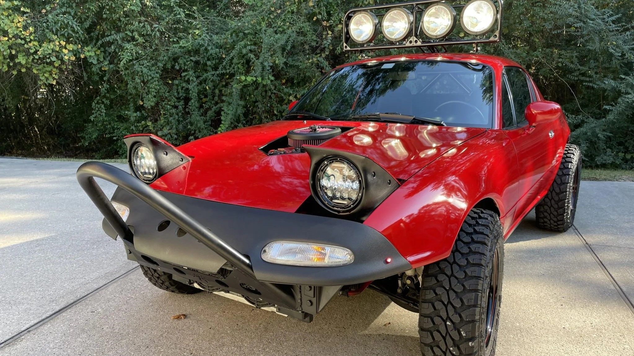 This Wild Off-Road V-8 Swapped Mazda Miata Is A Go-Anywhere Roadster