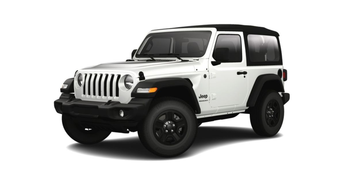 Um Jeep Wrangler branco