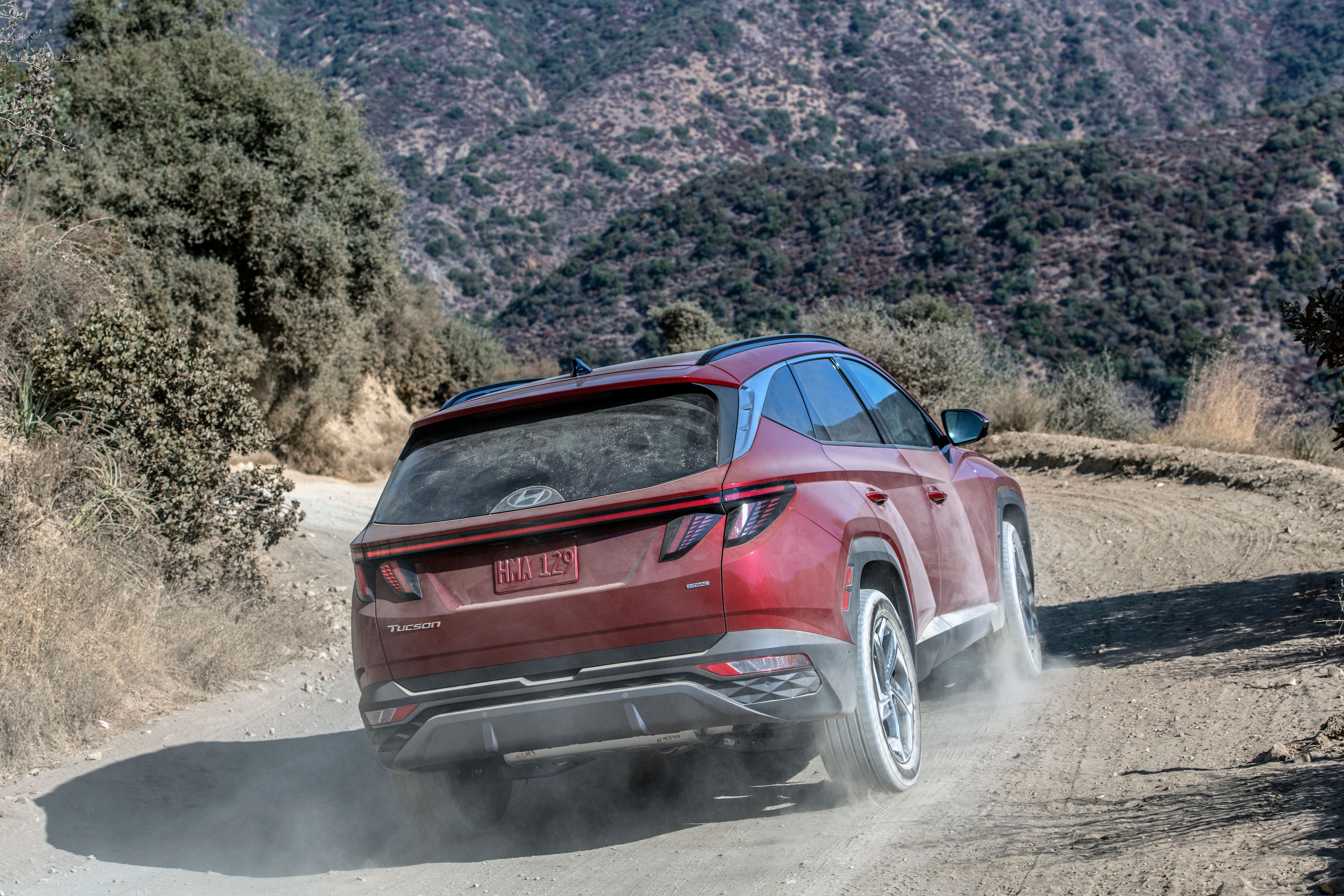 Hyundai Tucson vermelho