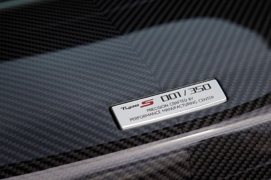  Numbered Plaque Affixed on a NSX Type S Engine Cowling