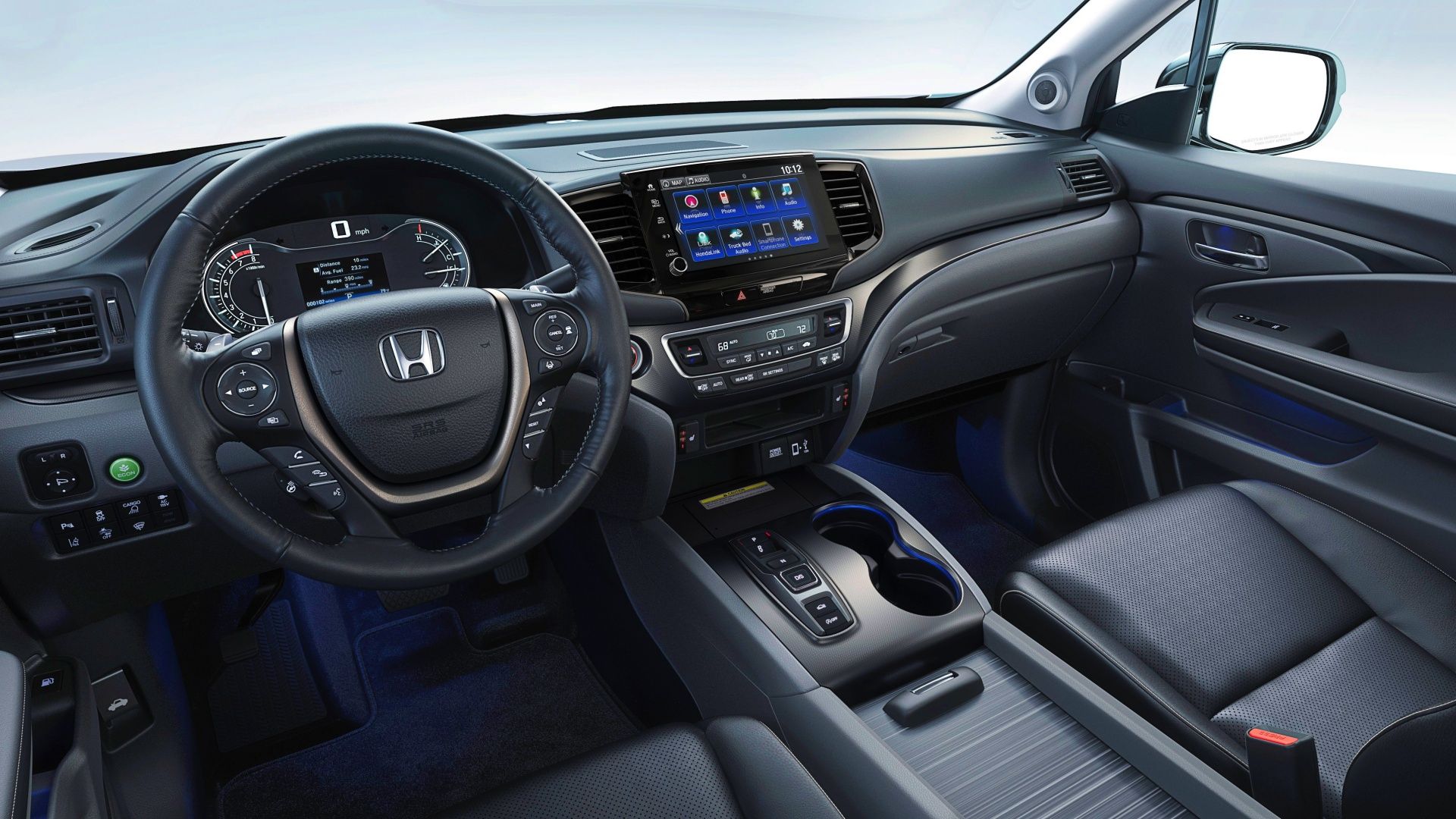Interior 2021 Honda Ridgeline RTL-E
