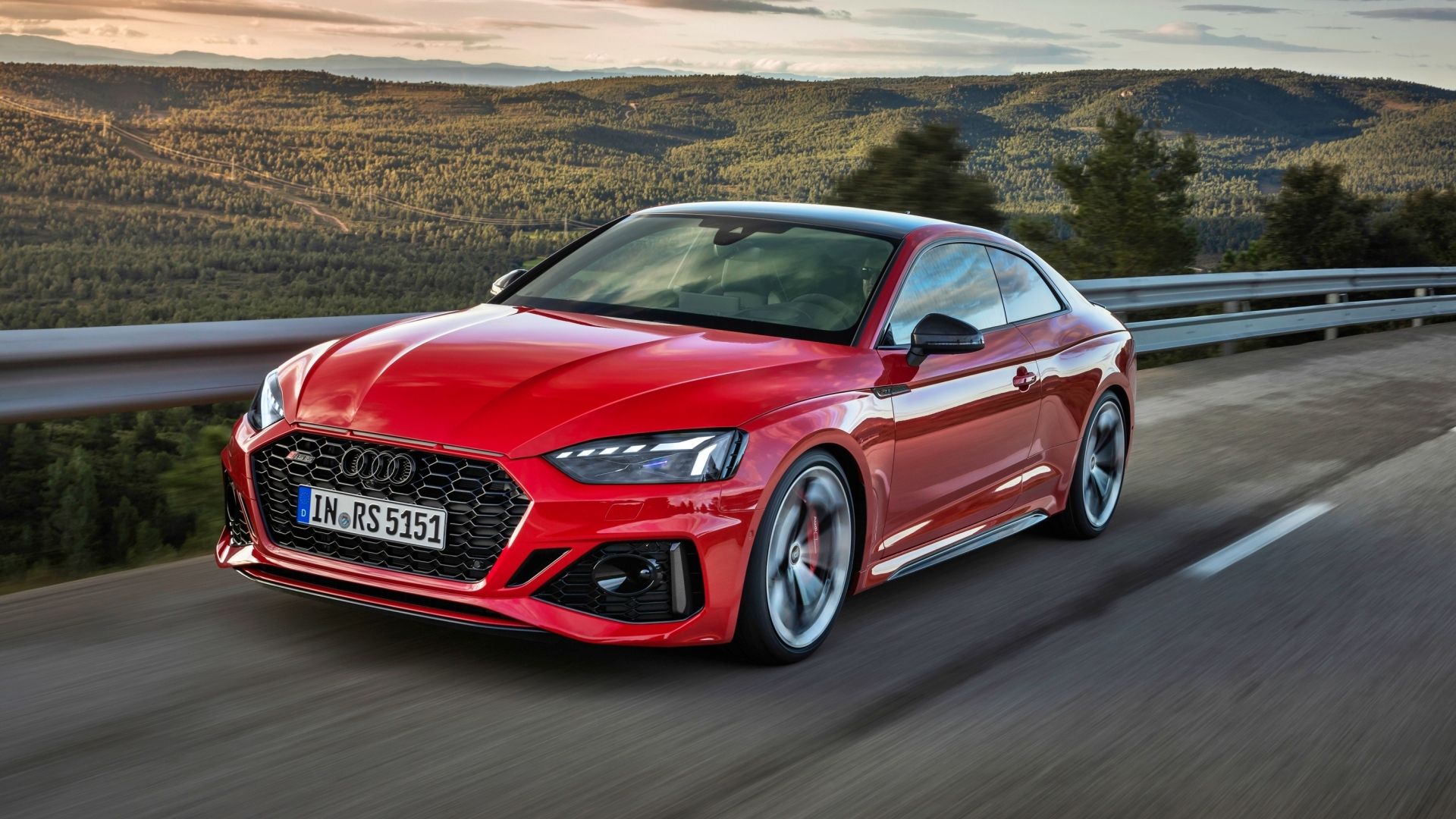 Red 2022 Audi RS5 Coupe