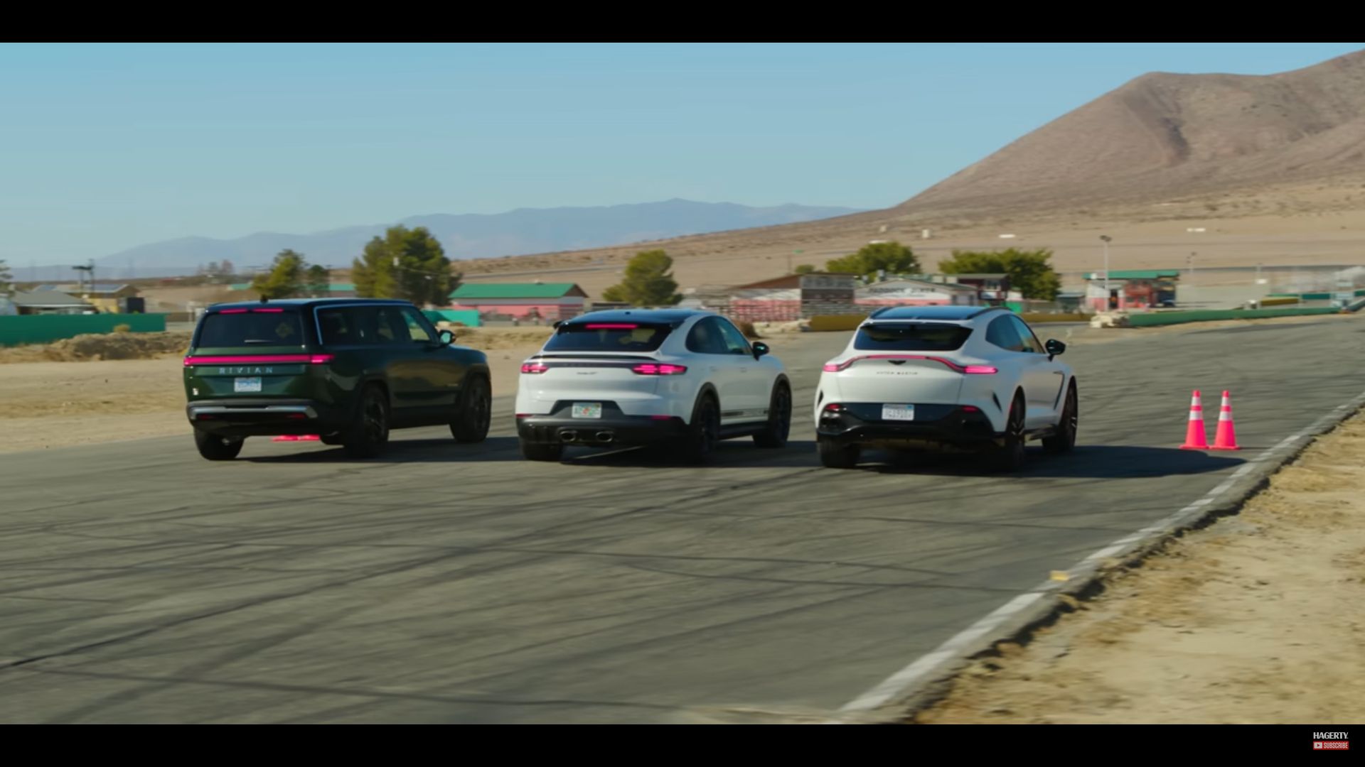 Can The Rivian R1S Challenge The Porsche Cayenne Turbo GT And Aston