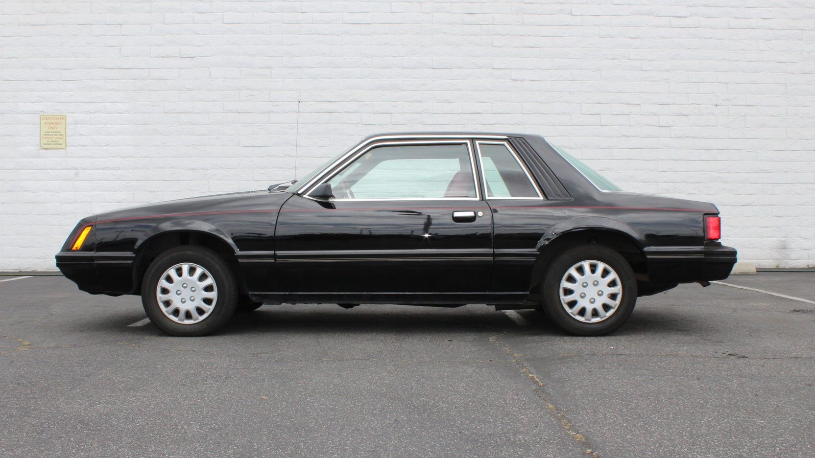 Black 1980 Ford Mustang 