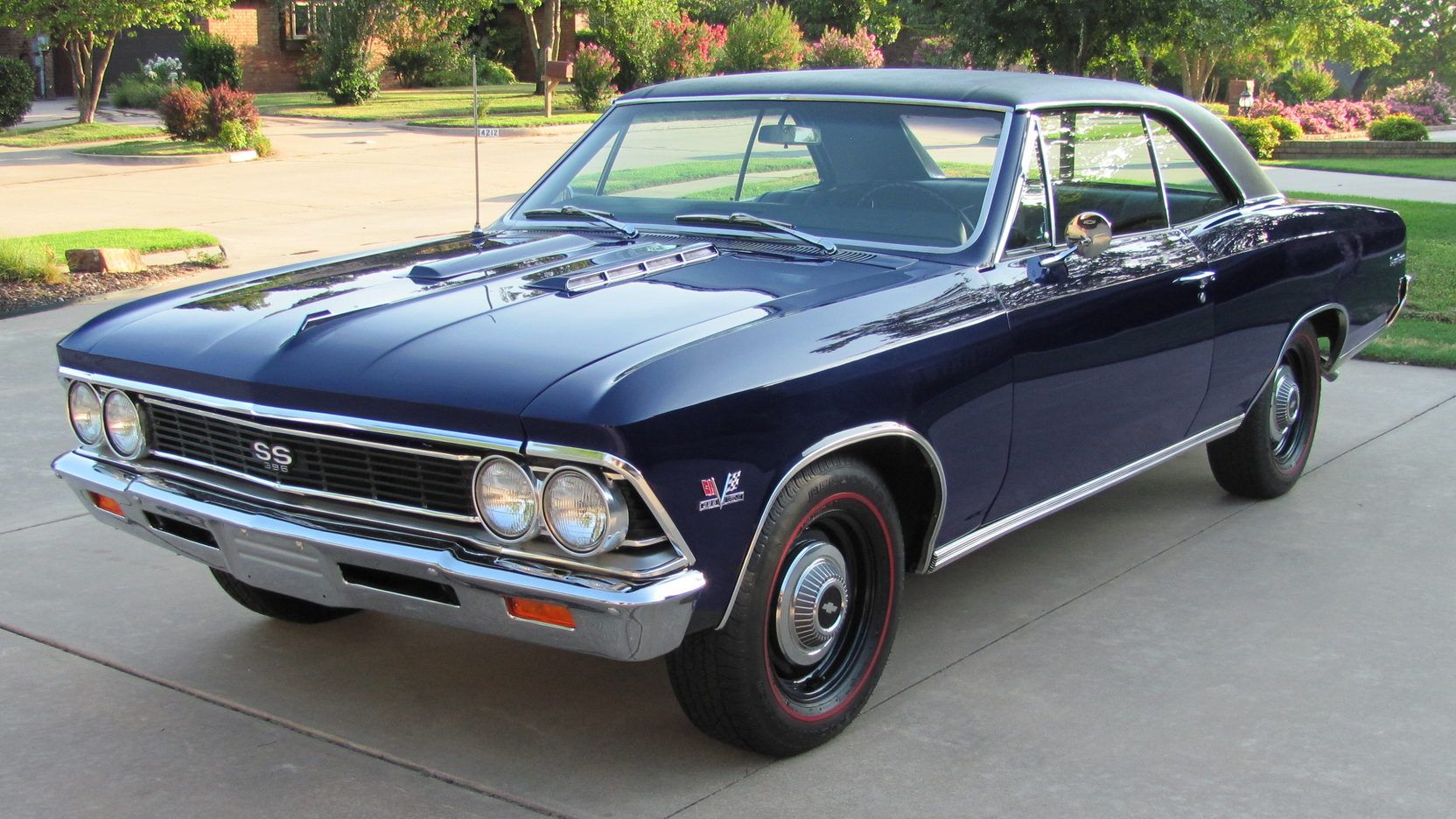 A parked 1966 Chevy Chevelle SS