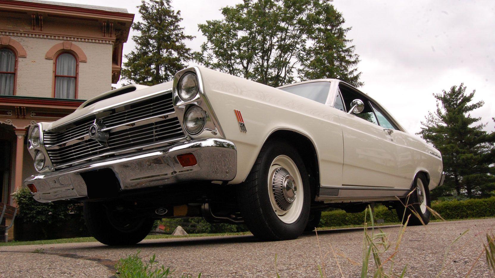 A parked 1966 Ford Farilane R-Code