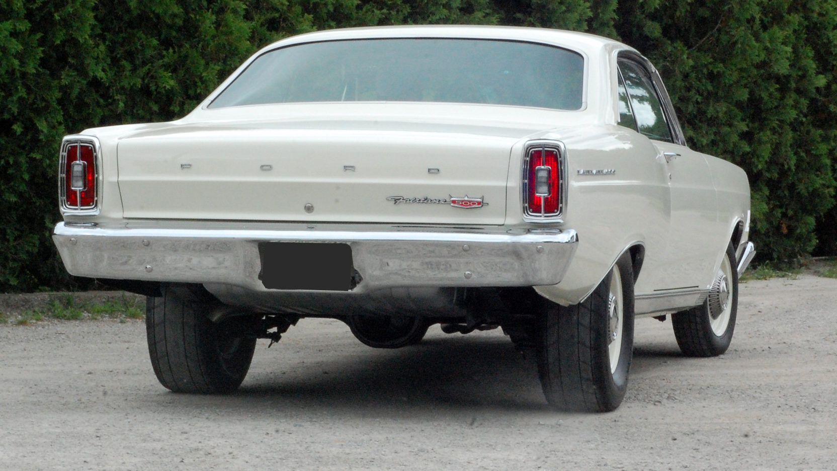 A parked 1966 Ford Farilane R-Code