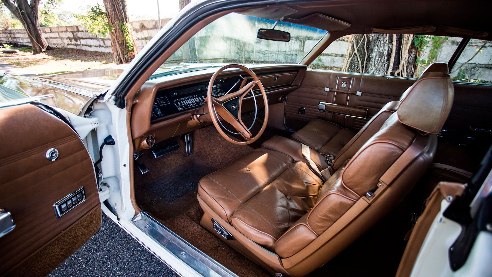 A parked 1970 Chrysler Hurst 300 