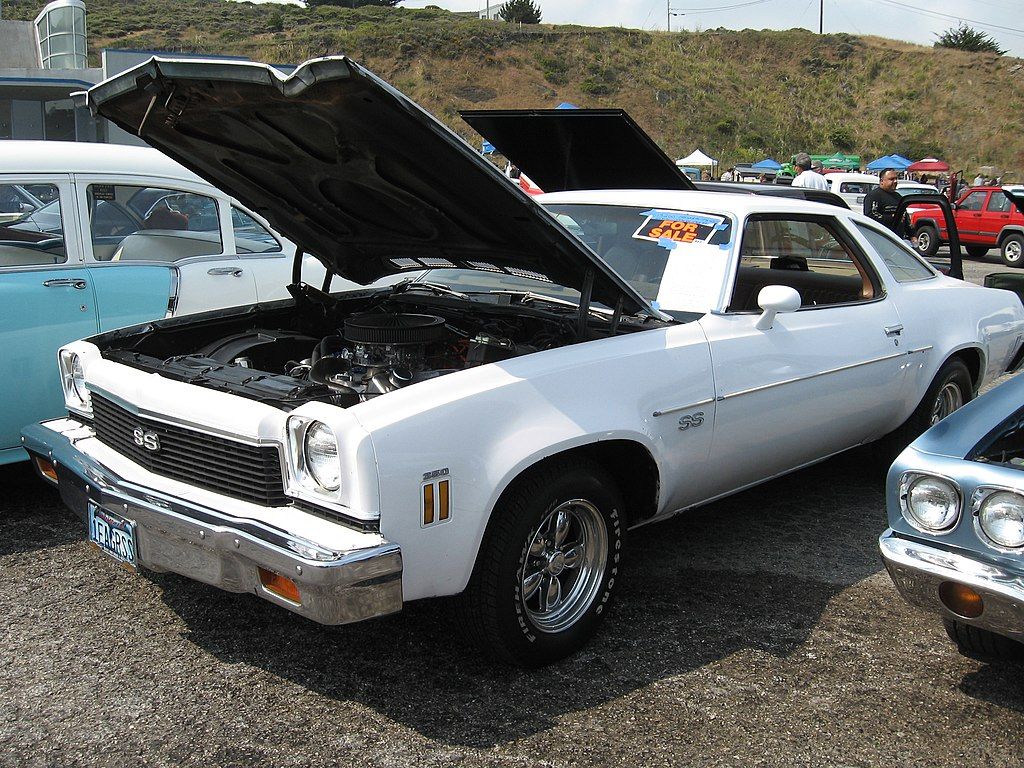 A parked 1973 Chevy Chevelle SS