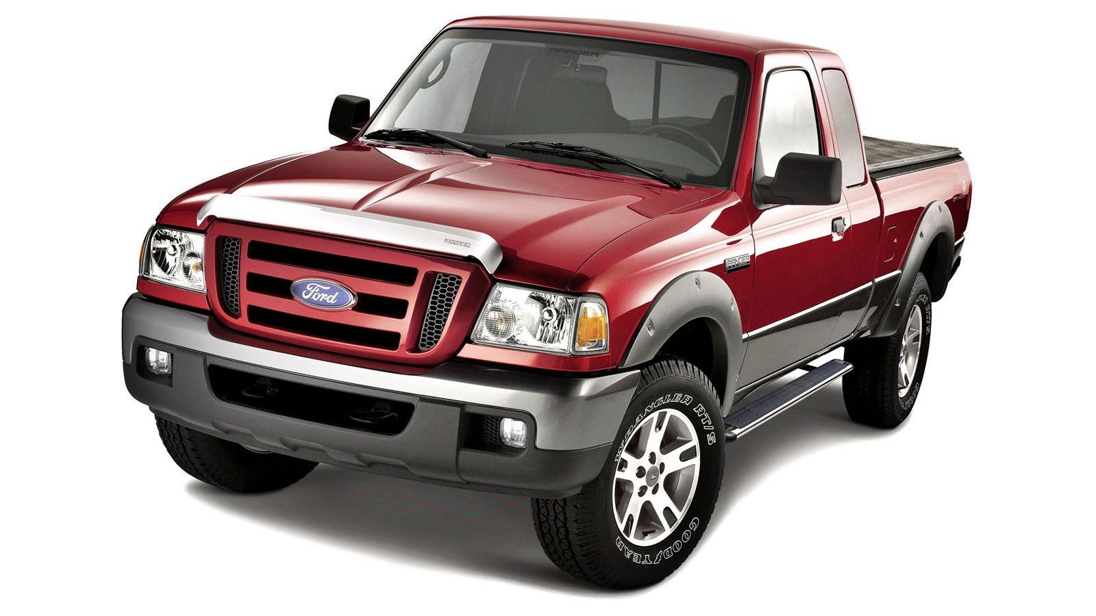 Red 2009 Ford Ranger