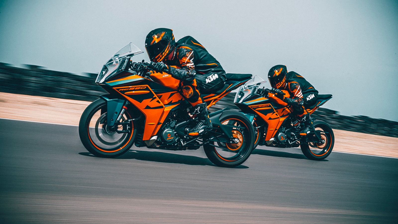 2022 KTM RC 390 On the track
