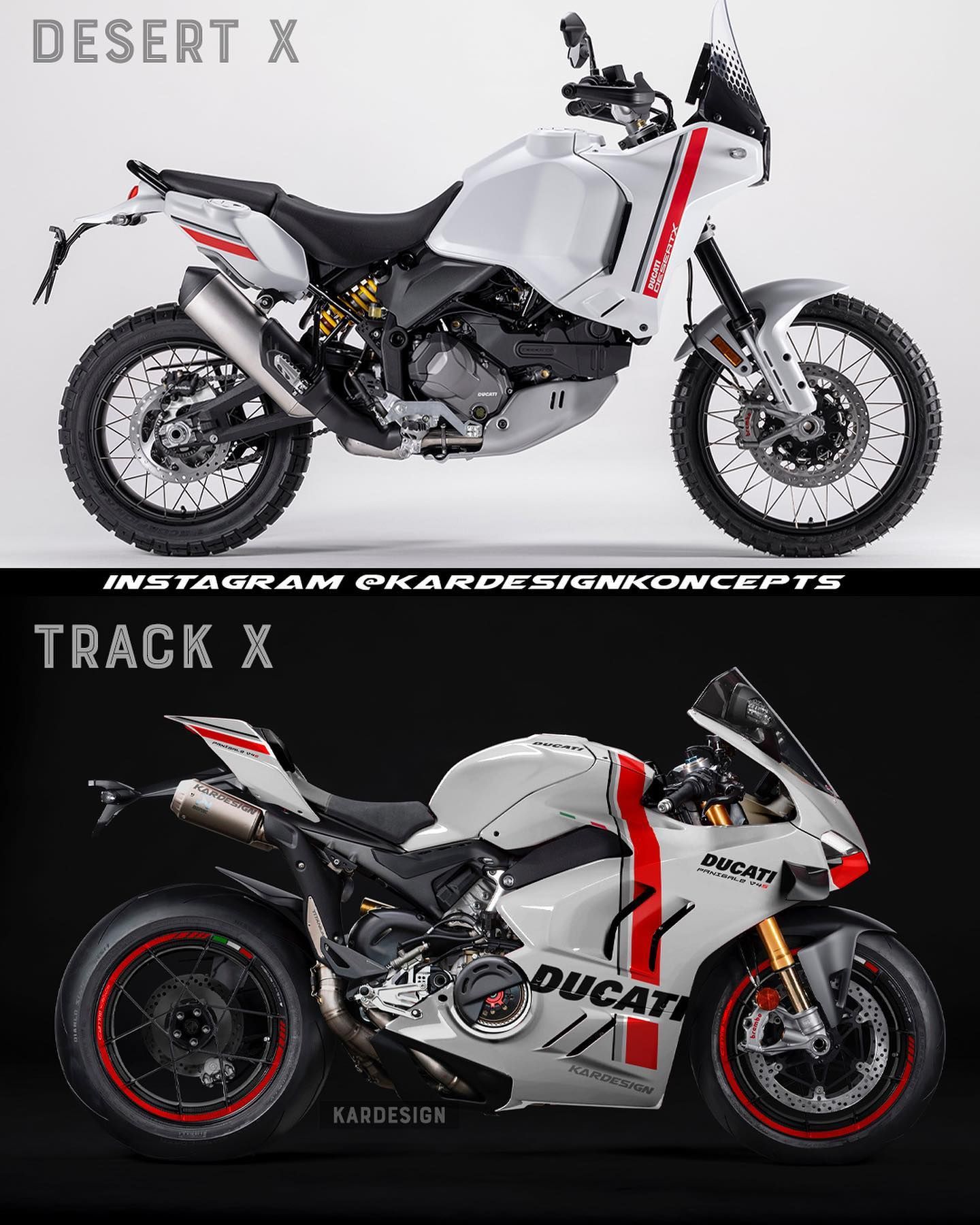 You've Seen The Ducati DesertX, Now Check Out The Panigale V4 Track X