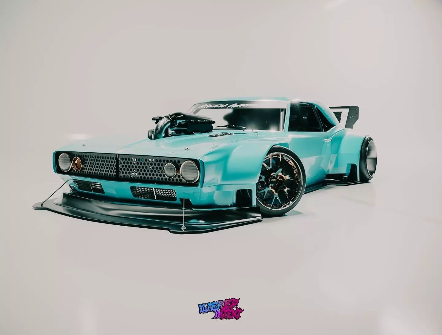 Construção do Chevrolet Camaro SEMA 2023
