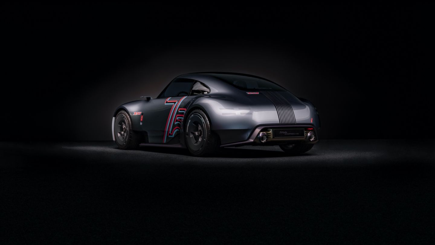 Konsep kuartal belakang Porsche 375