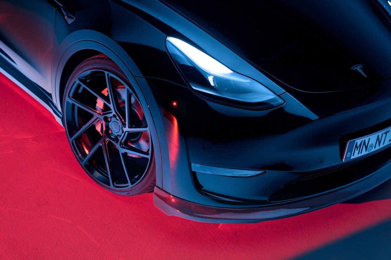 Rodas de 22 polegadas do Tesla Model Y da Novitec
