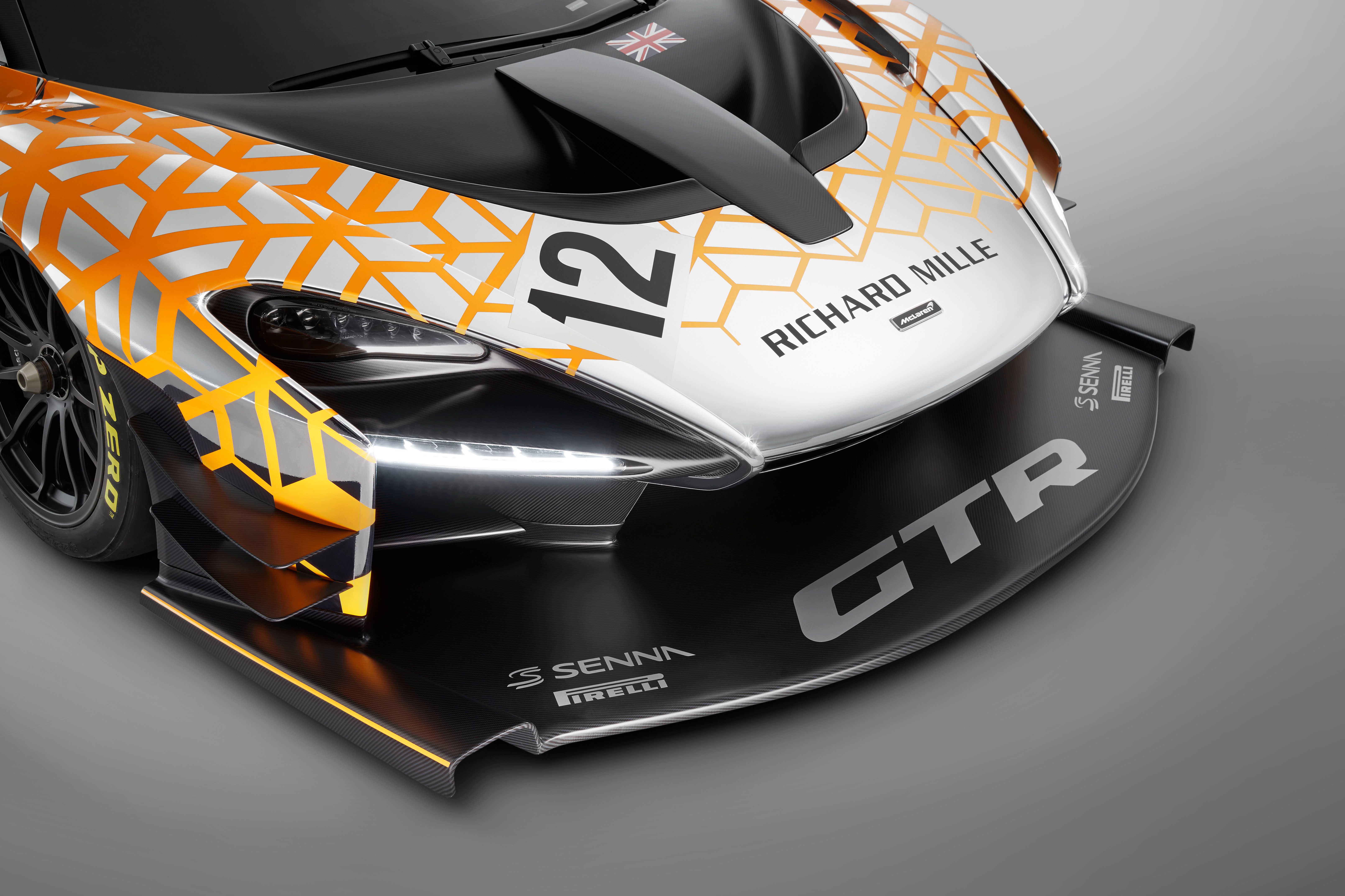 Orange Livery McLaren Senna GTR Concept