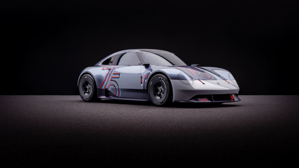 Tampak depan Porsche 357 Concept