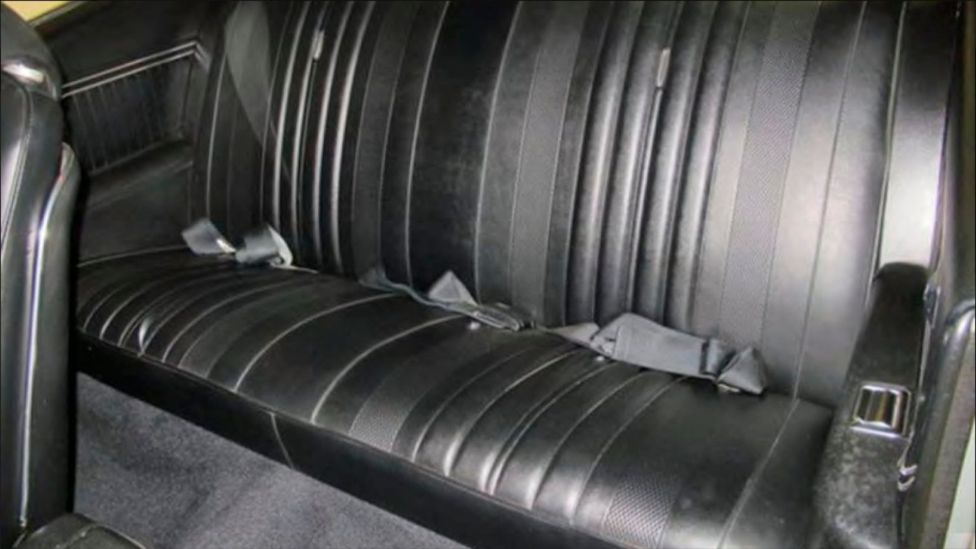 Backseats of a 1970 Chevy Chevelle SS