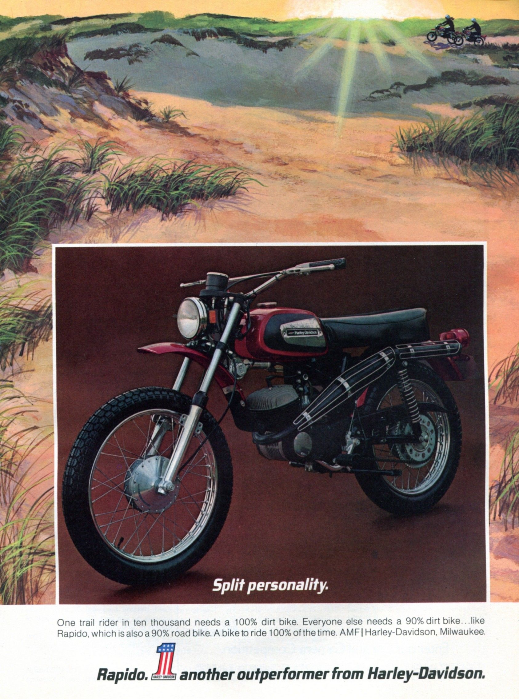 Aermacchi/AMF Harley Davidson advertisement
