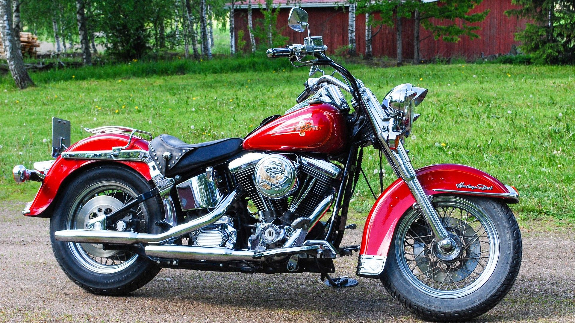 Harley-Davidson Heritage Softail cherry red 1994