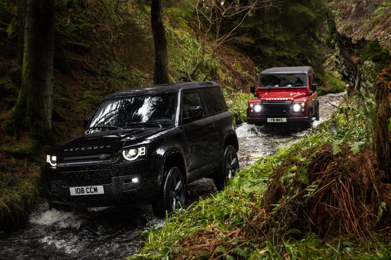 Land Rover Defender V8 fora de estrada