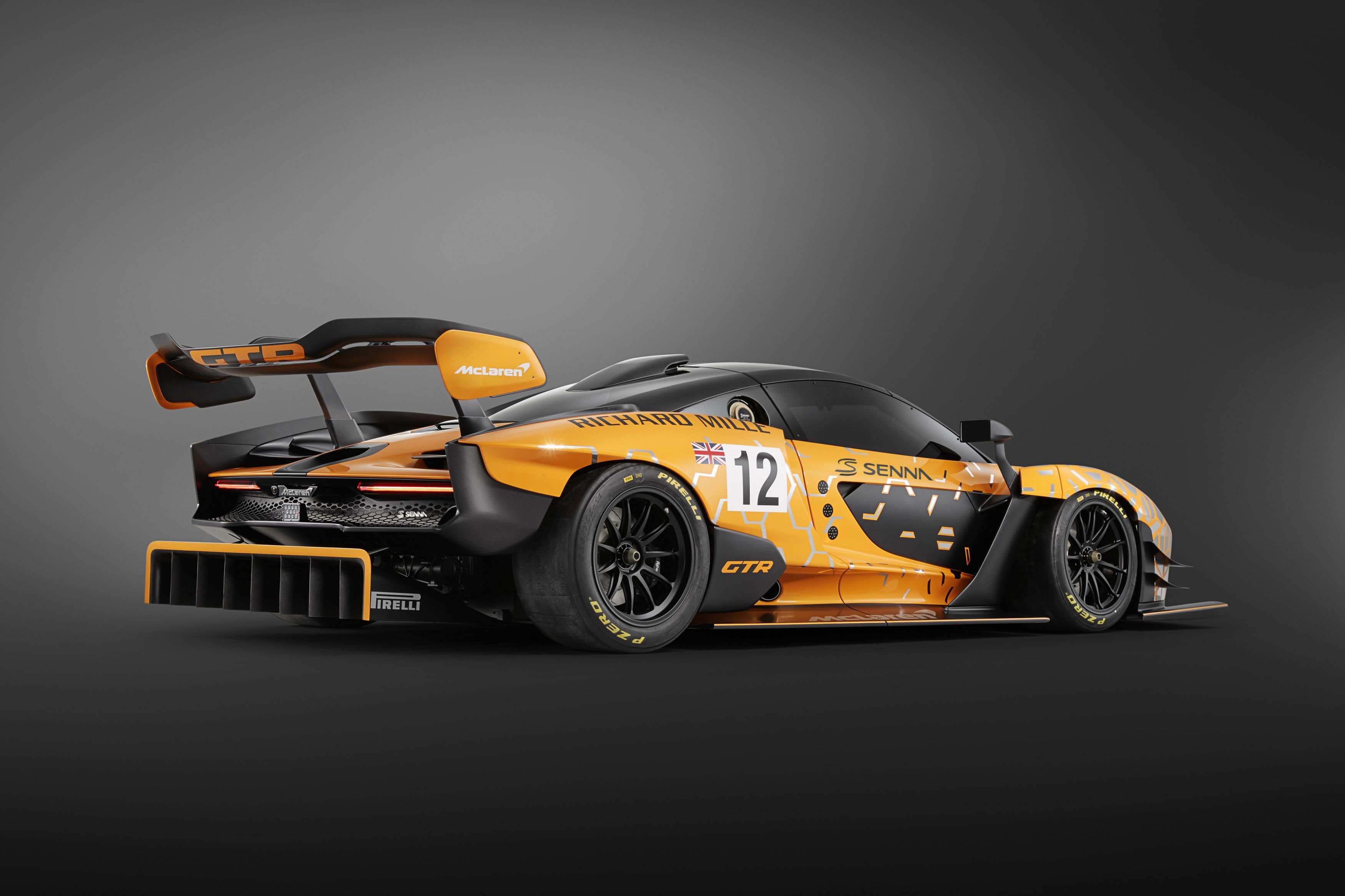 Orange Livery McLaren Senna GTR Concept
