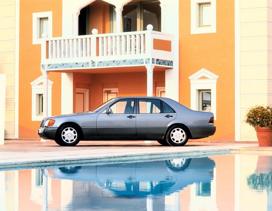 Cinza 1992 Mercedes-Benz Classe S