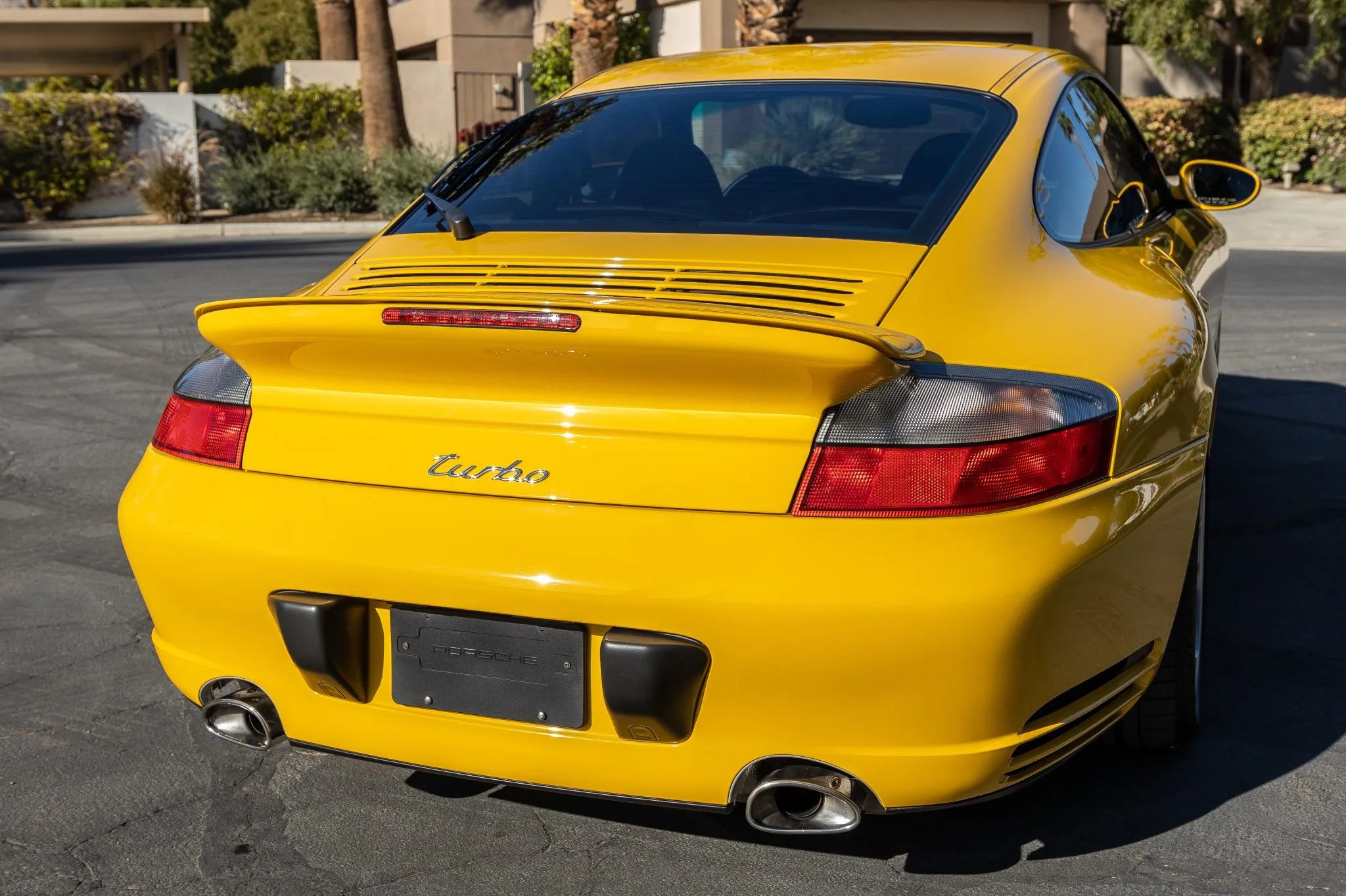 Traseira do Porsche 996 Turbo