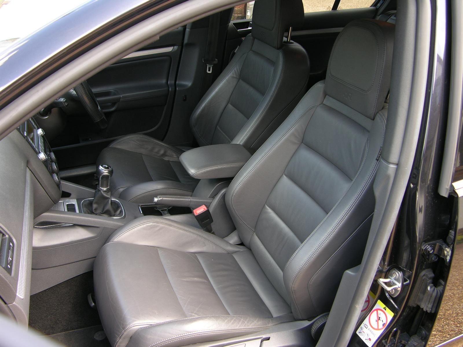 Interior of a VW Golf R32