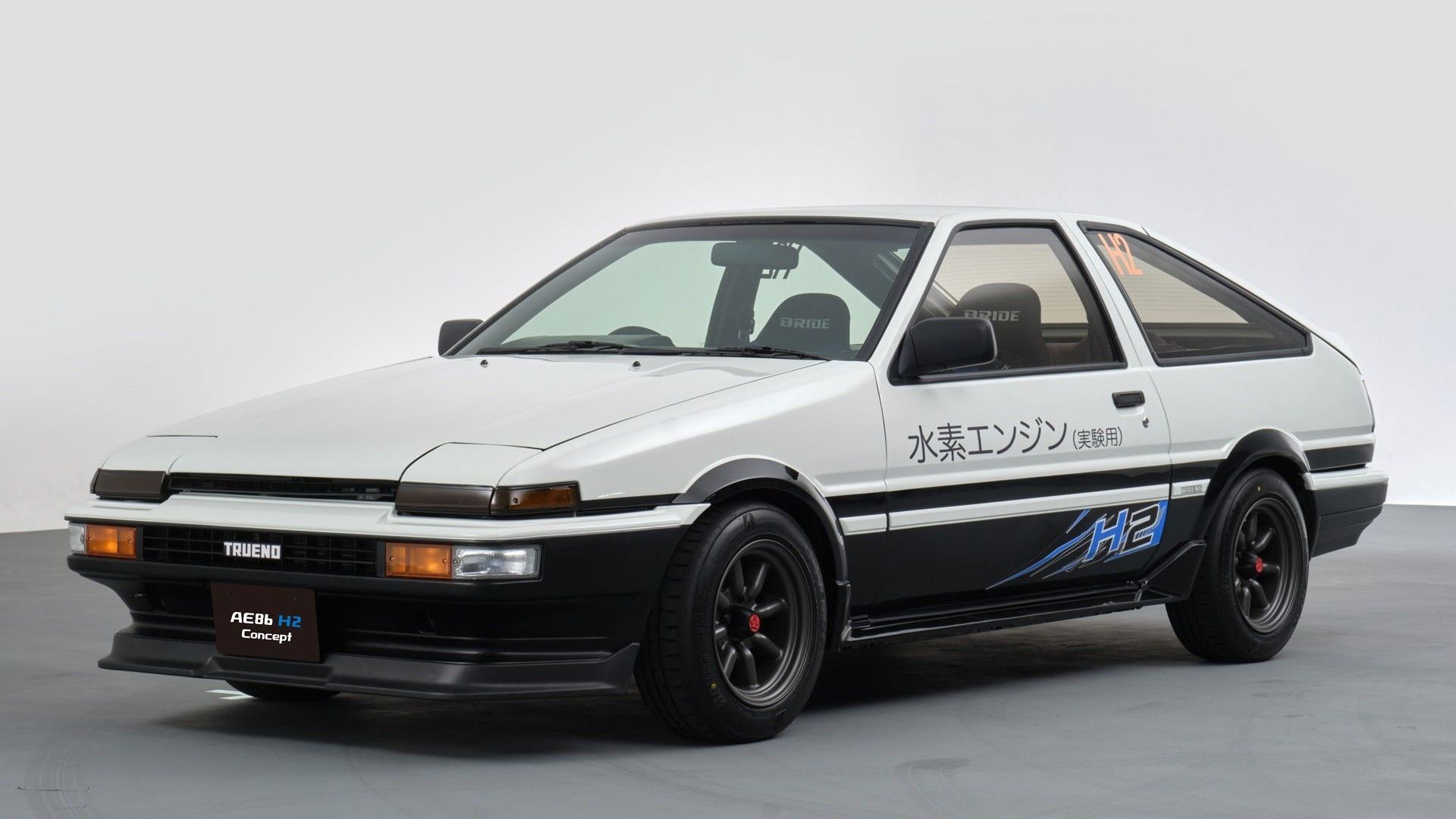 Front shot of the Toyota AE86 H2 Concept