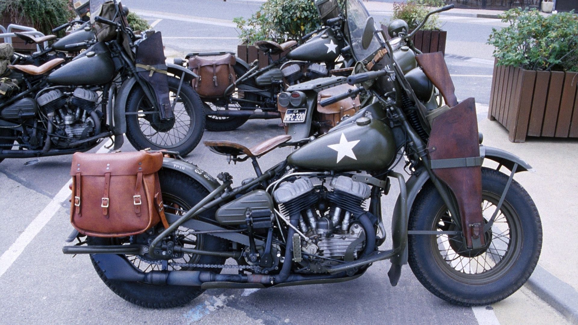 WW2 US Army Harley-Davidson Bobber Motorcycle