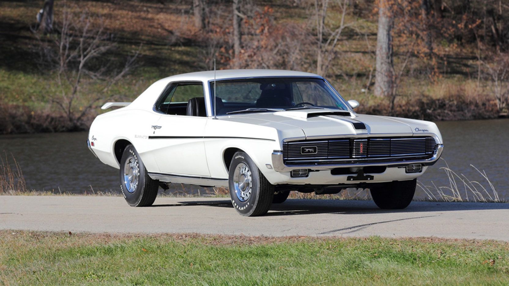 A parked 1969 Mercury Cougar Eliminator 