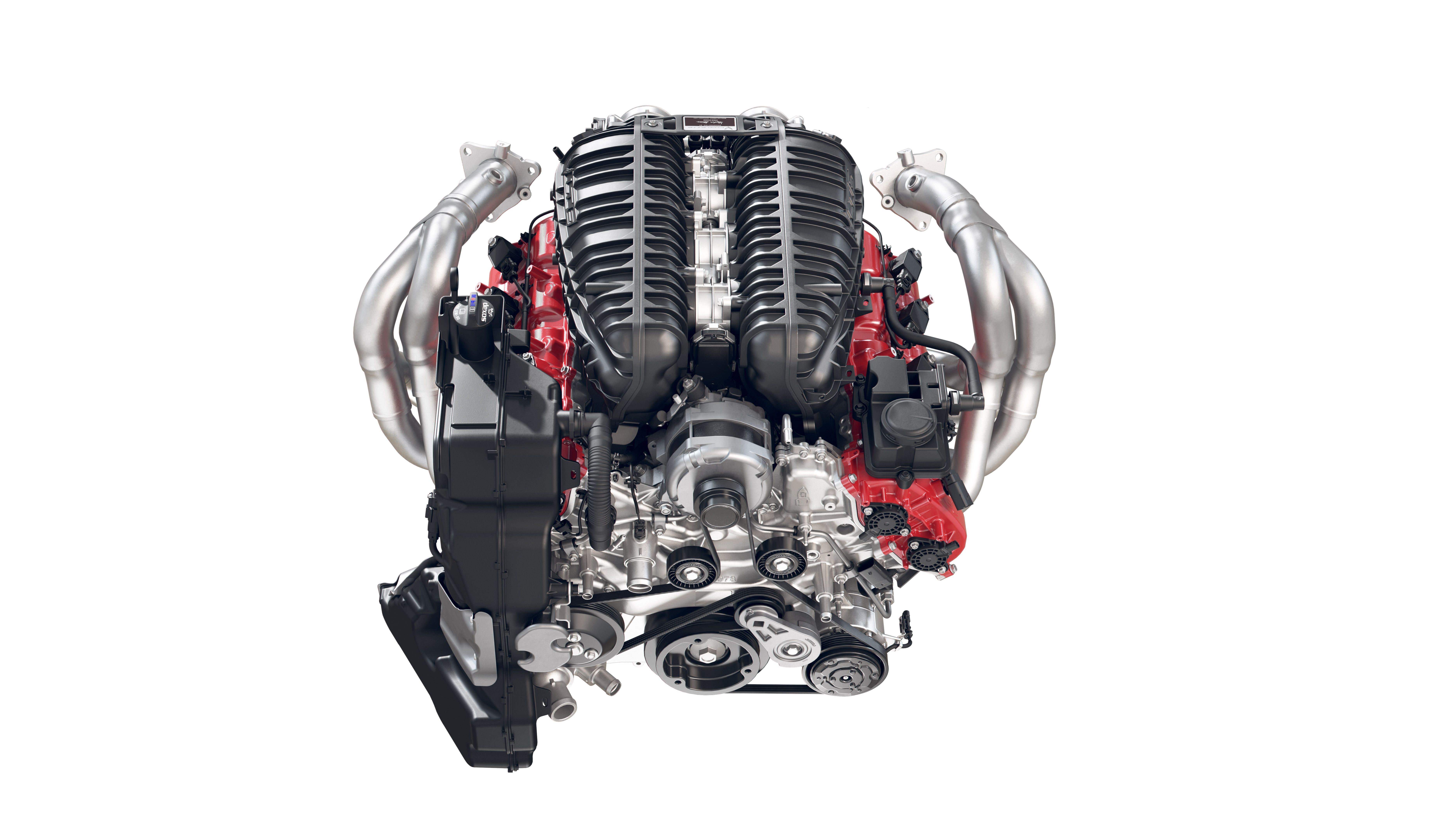 Rendering of a 2023 Chevrolet Corvette Z06 LT6 engine