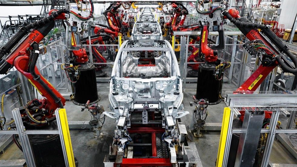 Equipment at Tesla Giga Texas