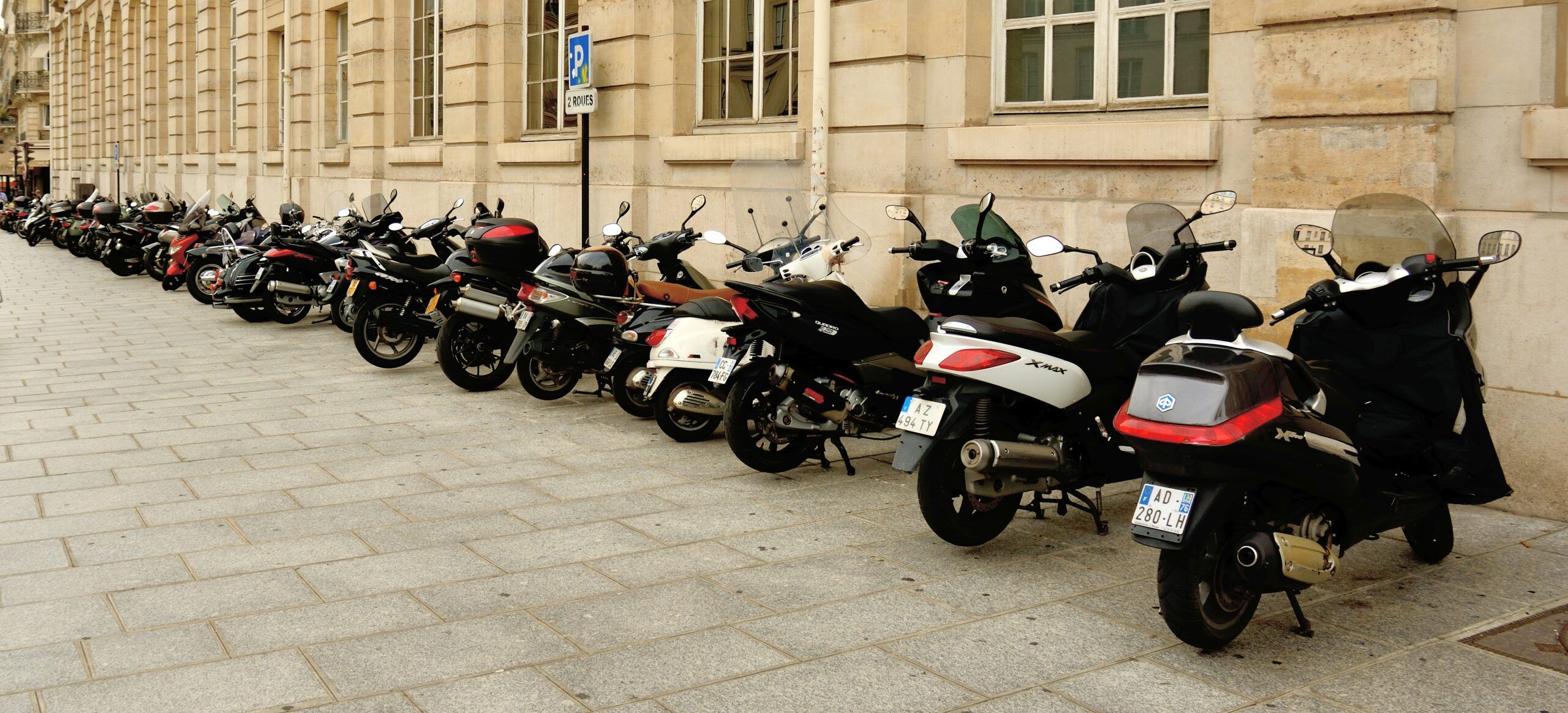Parked Motorcycles