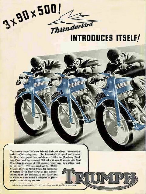 Iklan Triumph Thunderbird