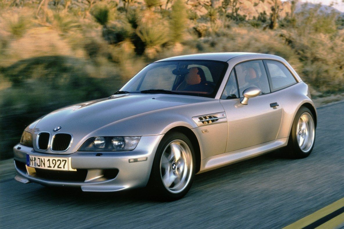 A moving BMW Z3 M Coupe