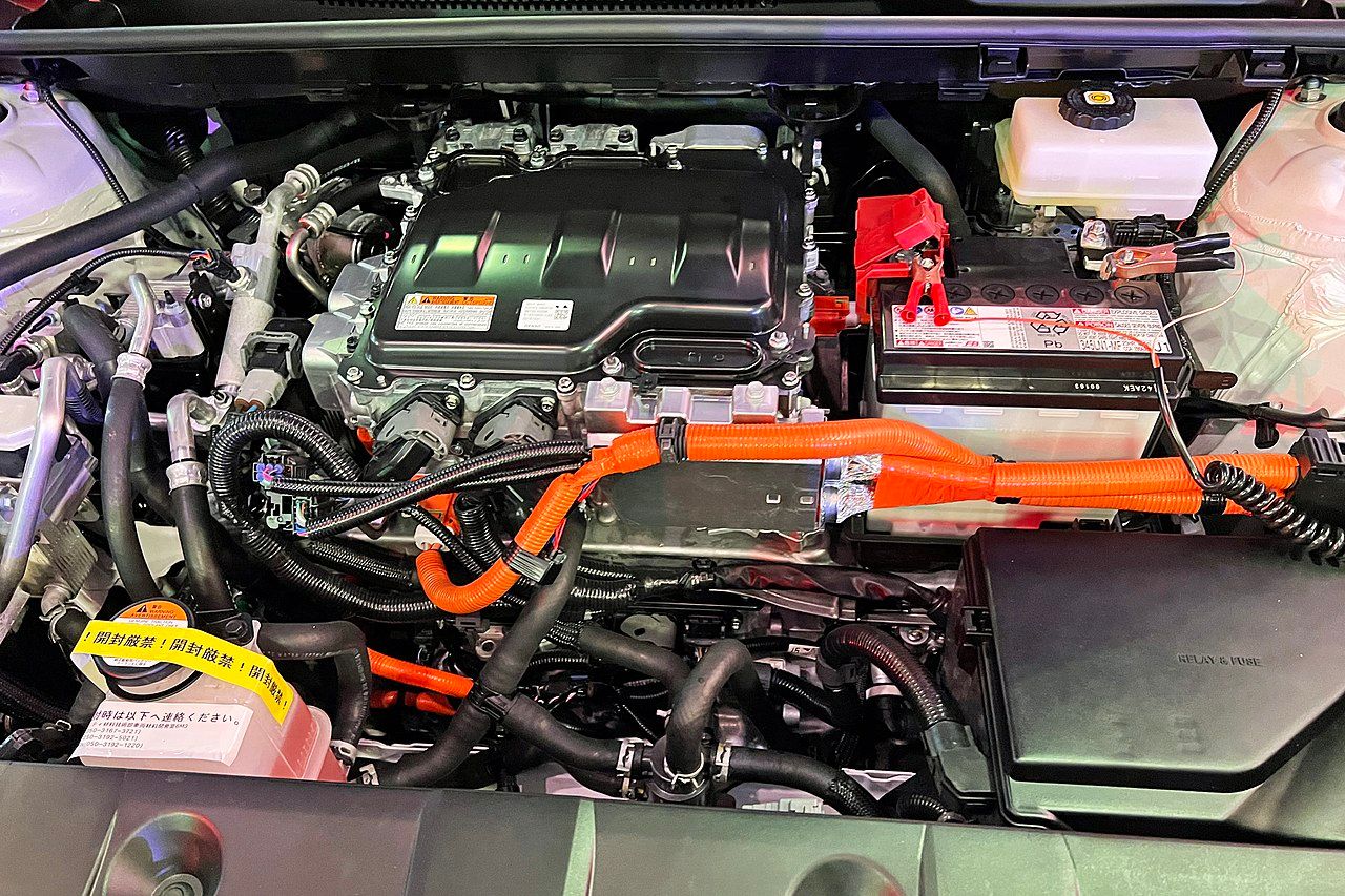 Electric Motor of a Toyota EV