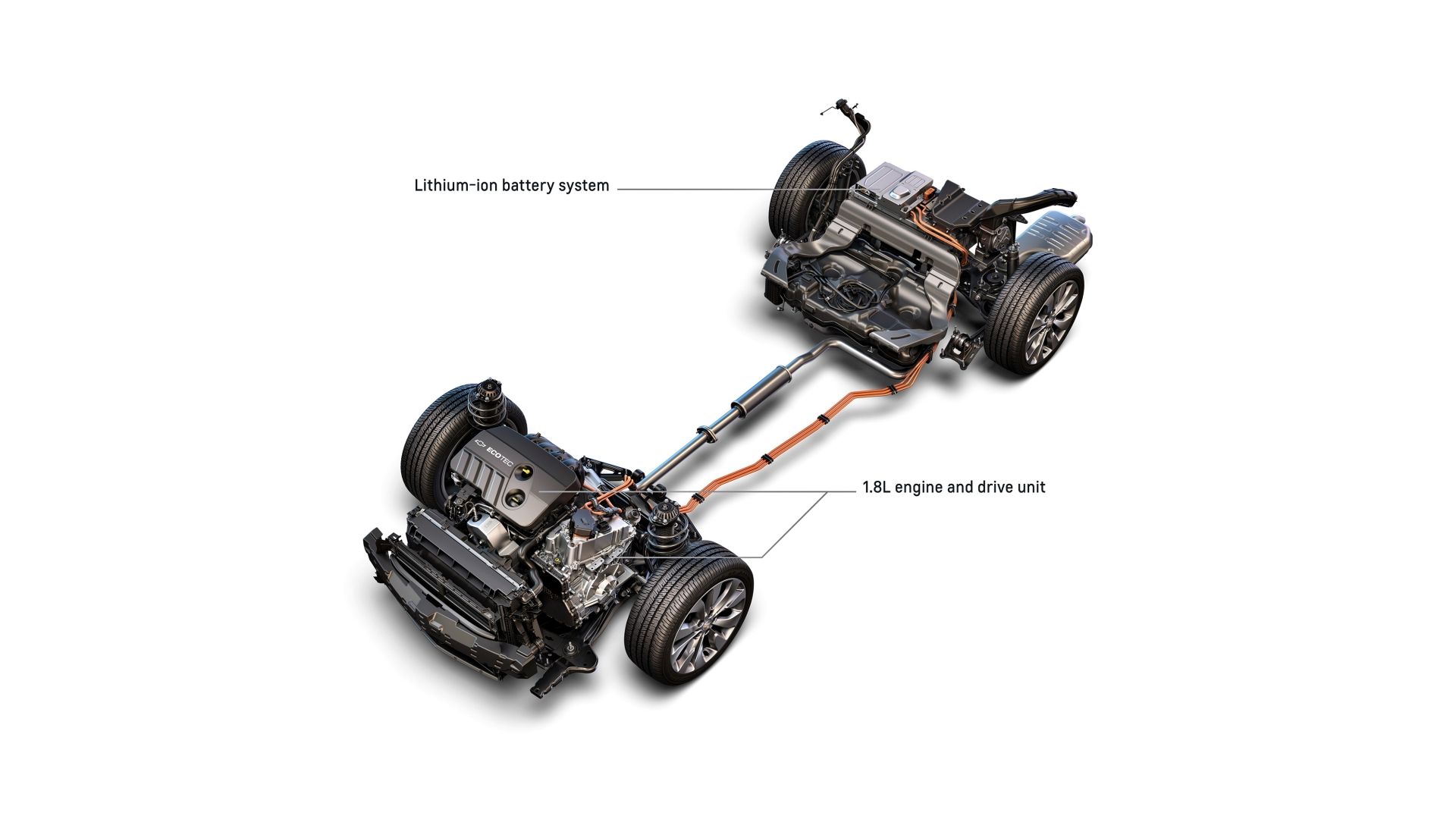 Sistema híbrido Chevrolet Malibu 2016