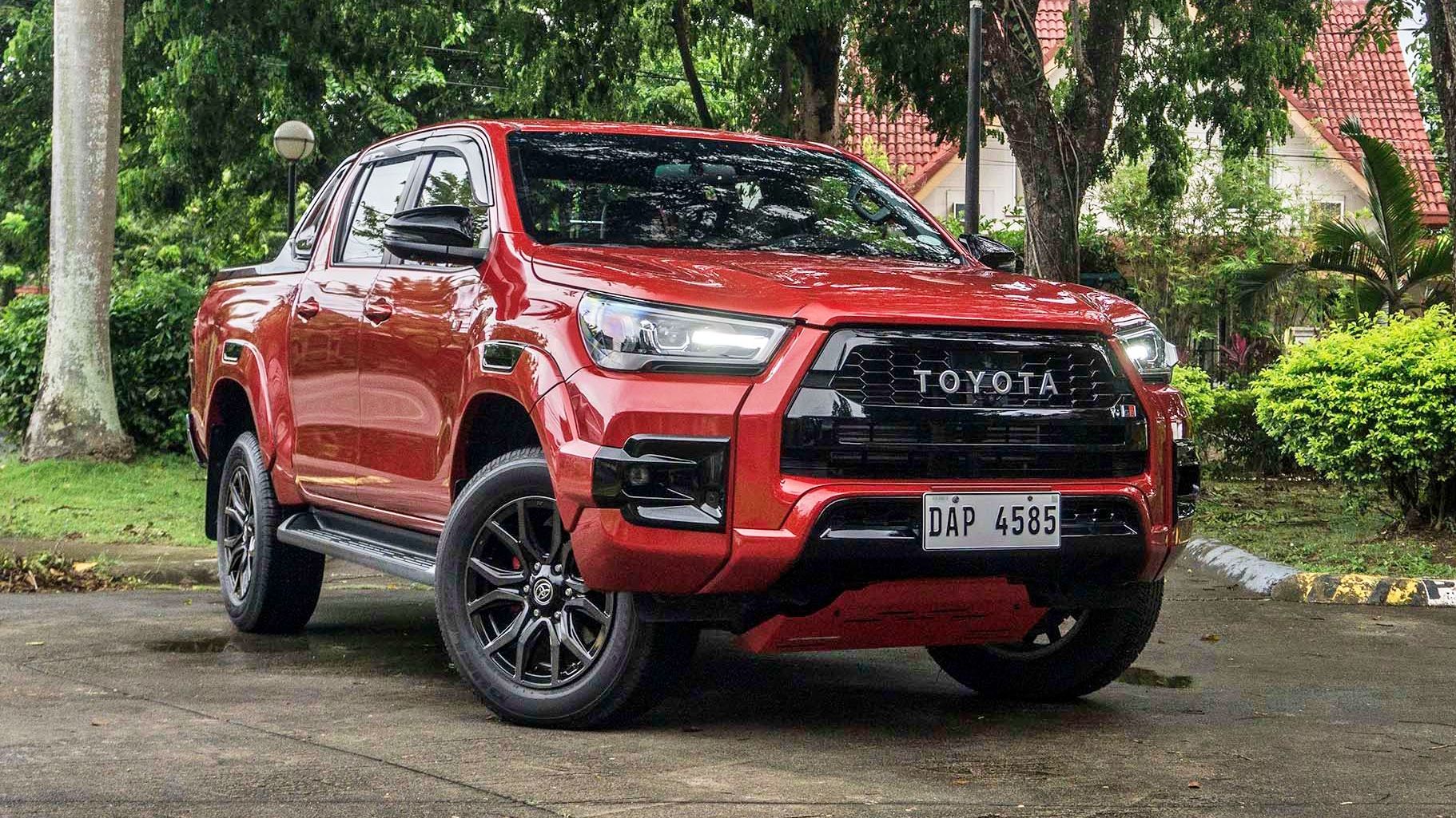 Red Toyota Hilux GR Sport