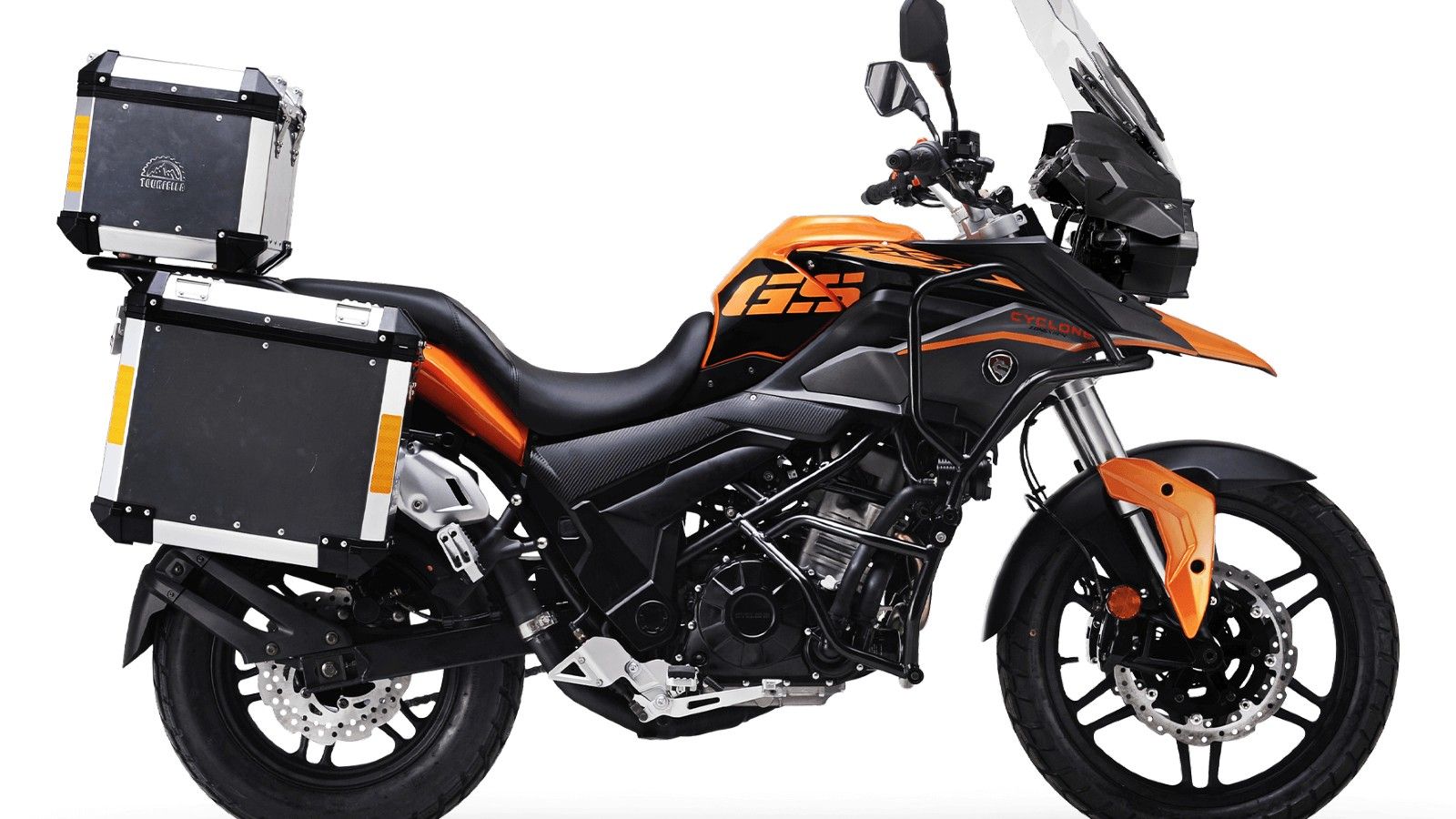 black and orange ZongShen RX3S 