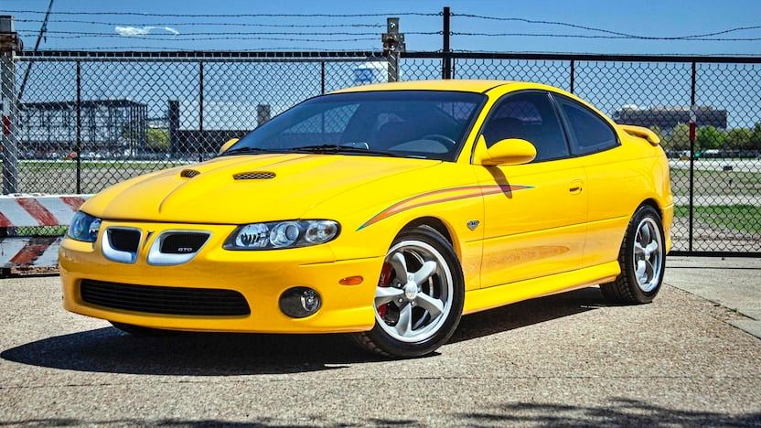 Yellow 2004 Pontiac GTO