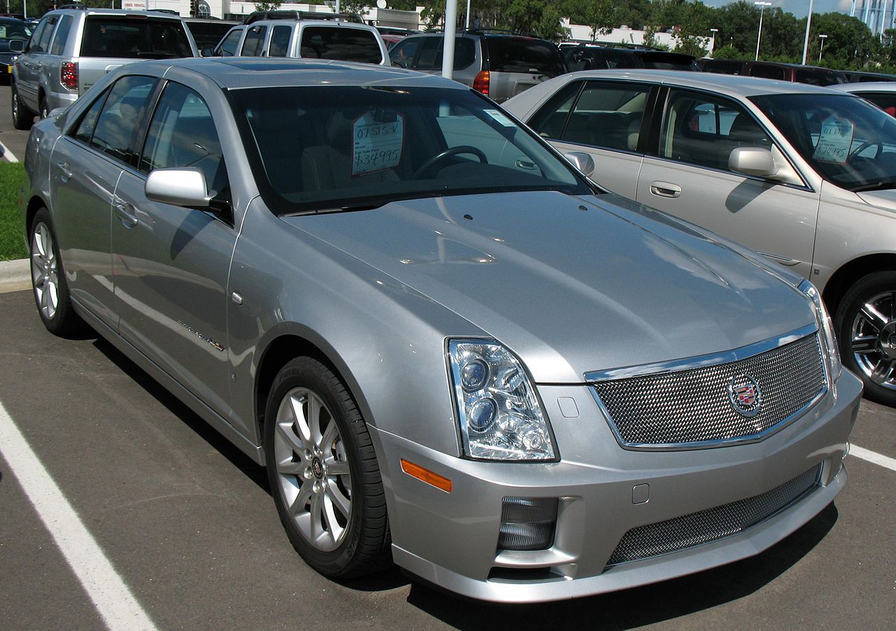 2007 Cadillac STS-V cinza
