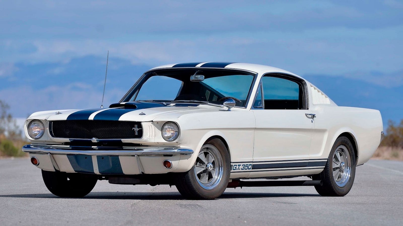 A parked 1965 Shelby GT350 