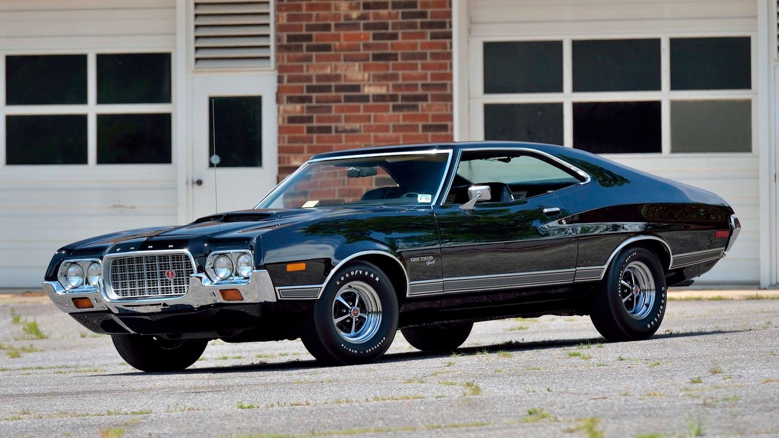 A parked 1972 Ford Gran Torino 