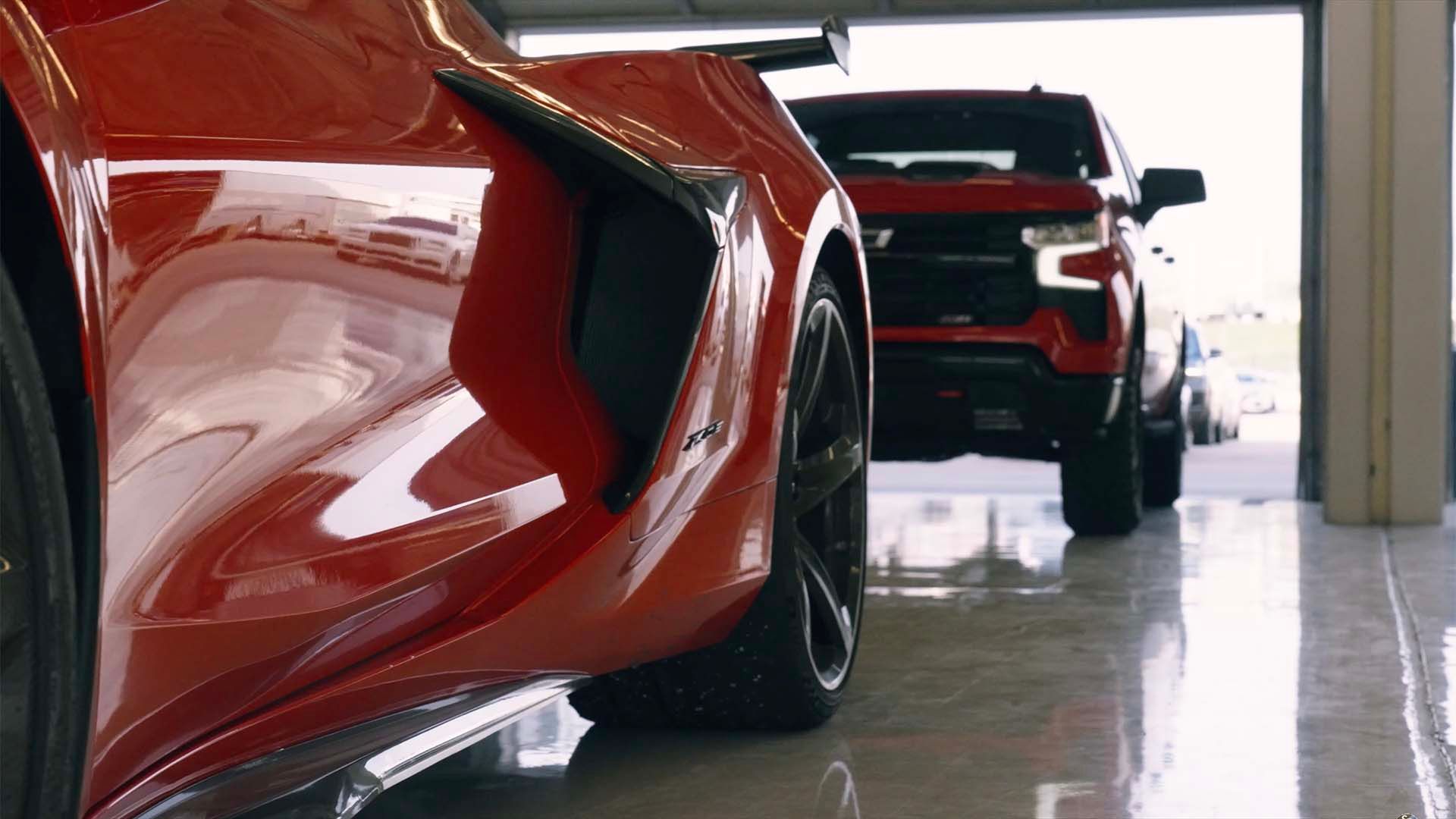 Ventilasi samping Chevrolet Corvette Z06 2023