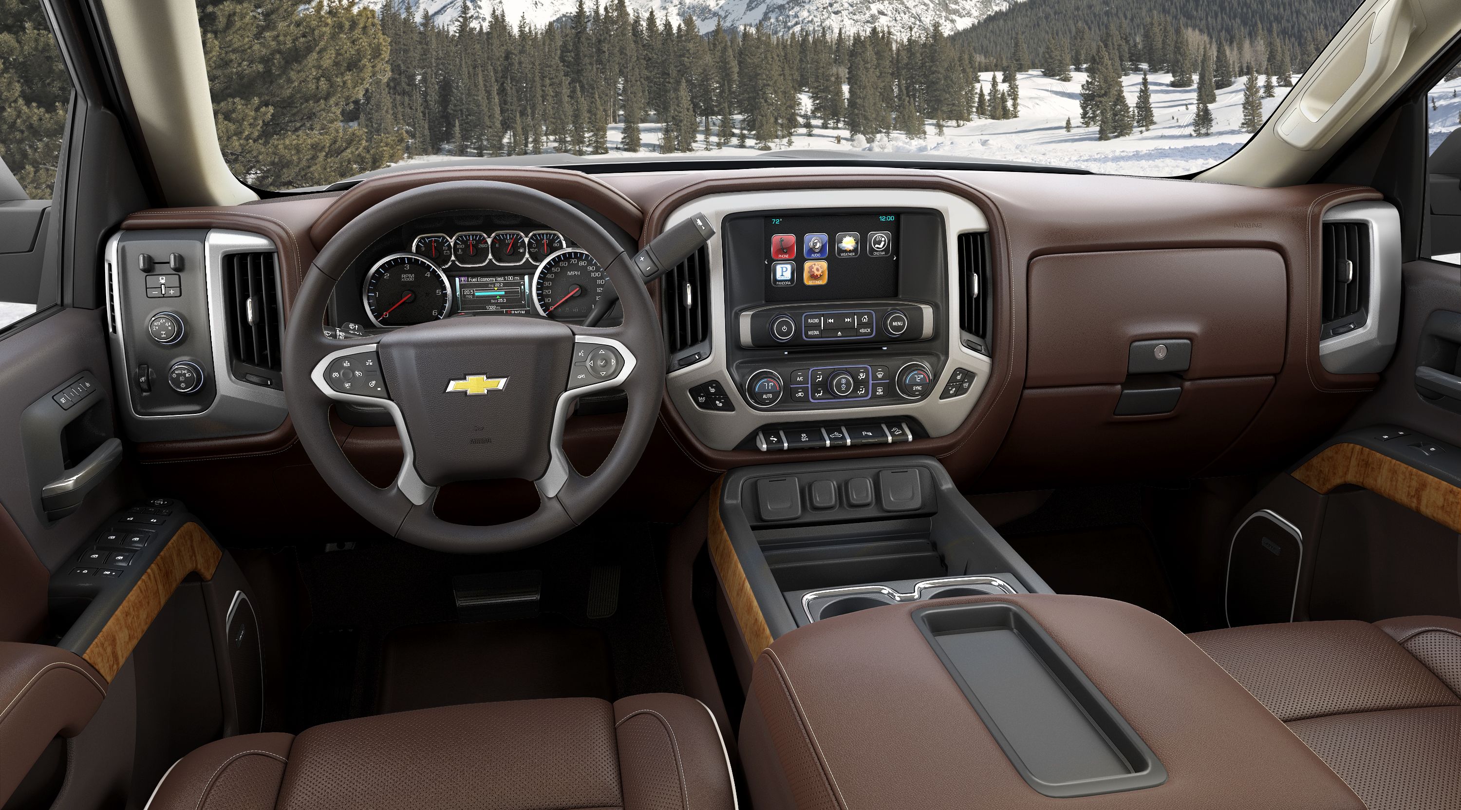 Interior Chevrolet Silverado High Country 2014 