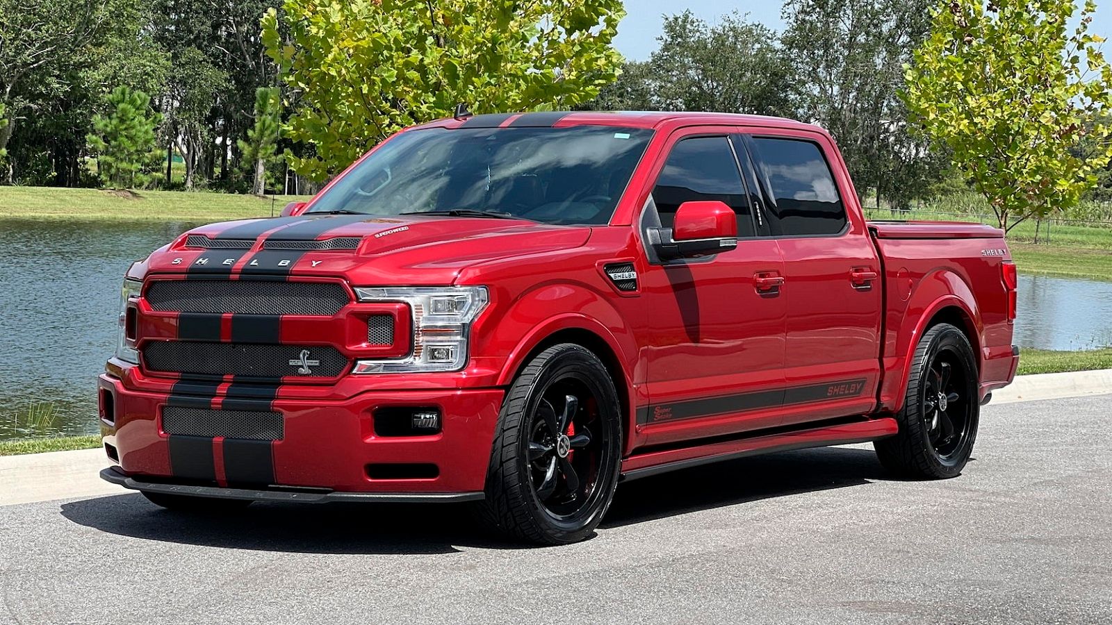 A parked 2020 Ford F150 Shelby Super Snake